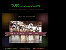 Tablet Screenshot of movementsdance.com