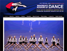 Tablet Screenshot of movementsdance.com.au
